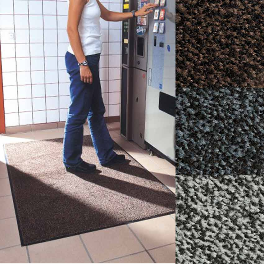 Tapis de sol intérieur/extérieur lavable en machine Tapis de porte anti- poussière