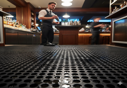 Restaurants, bars, cafés : pourquoi vous avez besoin de caillebotis derrière le comptoir Restaurants, bars, cafés : pourquoi vous avez besoin de caillebotis derrière le comptoir